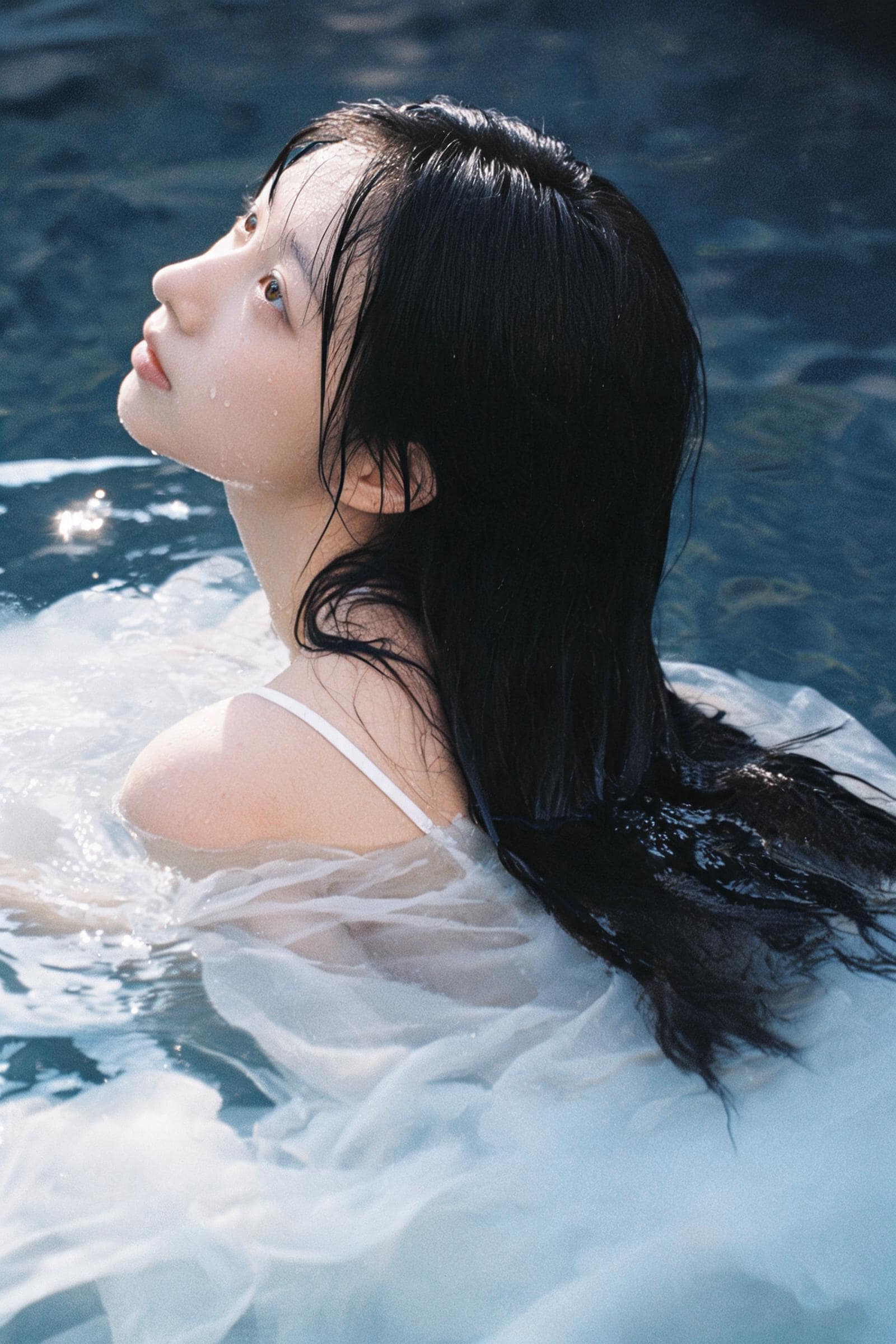 水中人像